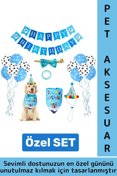Evcil Hayvan Pet İlgi Çekici Moral Yükselten Köpekler İçin Eğlenceli Ödül Doğum Günü Partisi Seti ürün görseli 1