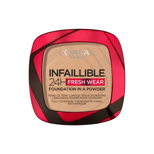 Loreal Paris Infaillible 24H Fresh Wear Pudra Fondöten 140 Golden Beige ürün görseli 1