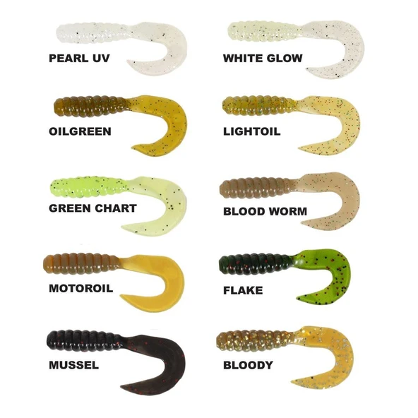 Ryuji Swim Worm 5.5 cm TPR Kokulu Silikon Yem ürün görseli 1