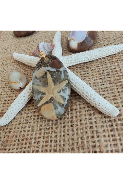 Reçine Kolye, Hediye Kolye, (Hediyelik Paket olarak Kargolanır.) ürün görseli 1
