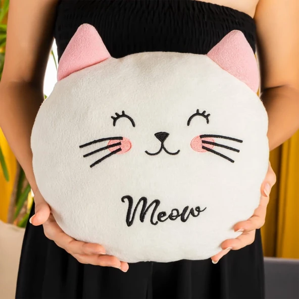 Peluş Kedi Yastık ürün görseli 1