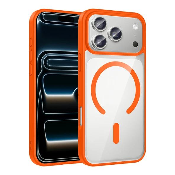 iPhone 17 Pro Max Kılıf Kablosuz Wireless Şarj Özellikli Silikon Ege Kapak ürün görseli 1