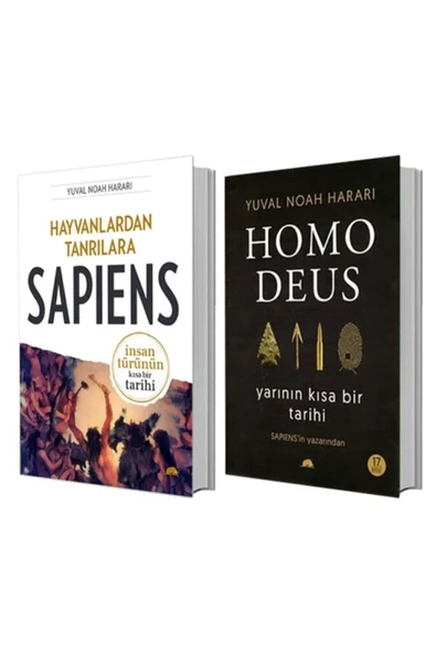 Hayvanlardan Tanrılara - Sapiens + Homo Deus: Yarının Kısa Bir Tarihi - Yuval Noah Harari ürün görseli 1