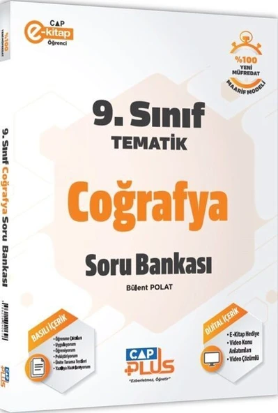 9. Sınıf Coğrafya Tematik Soru Bankası Çap Yayınları ürün görseli 1