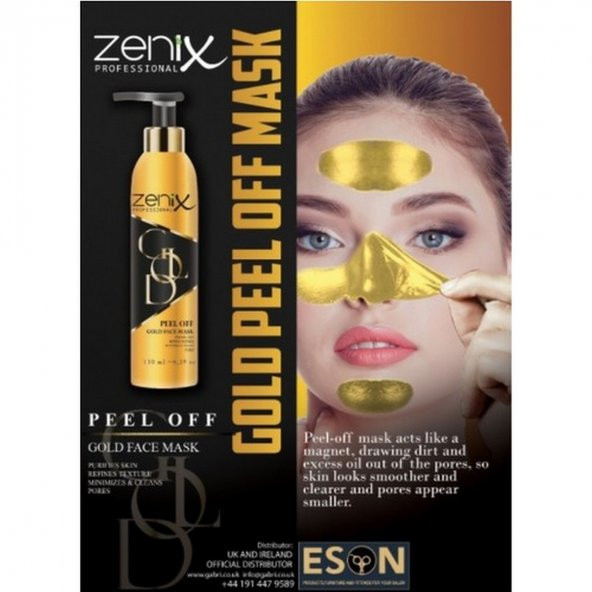 Zenix Peel Off Gold Face Mask 130 Ml Altın Maske ürün görseli 1