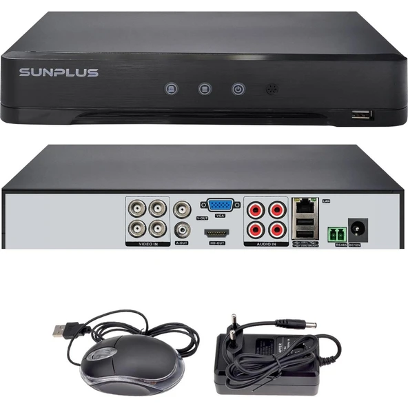 Kayıt Cihazı Ahd Dvr 4 Kanal Wıfı 5mp 1080P H265 Xmeye Sunplus SP-4200 ürün görseli 1