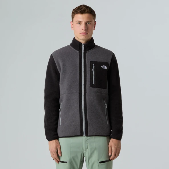 The North Face Yumiori Erkek Tam Boy Fermuarlı Polar ANTHRACITE GREY ürün görseli 1