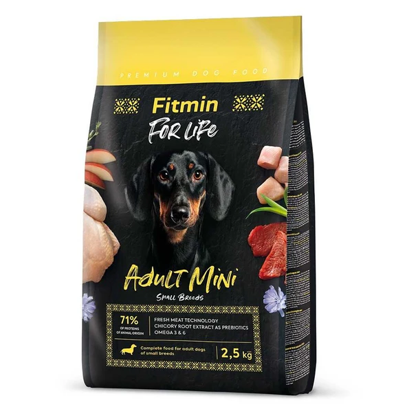 Fitmin Forlife Mini Yetişkin Köpek Maması 2,5 Kg ürün görseli 1