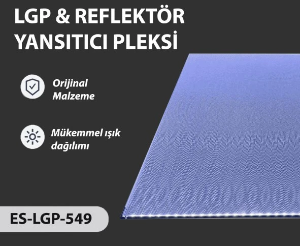 UE65JS9000TLGP, REFLEKTÖR, YANSITICI, LGP, PLEKSİ, MİKA ürün görseli 1