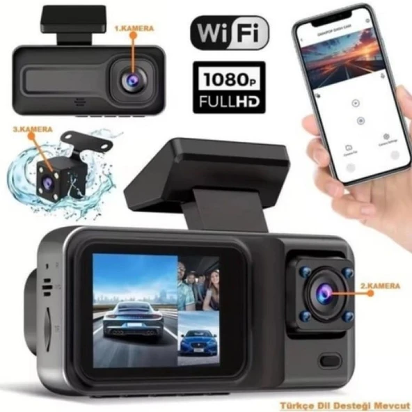 Zhltools 1080P 30 FPS Hd Araç Kamerası ürün görseli 1