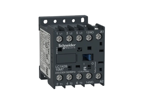 Schneider Electric LC1K0910M7 9A 220VAC Kontaktör ürün görseli 1