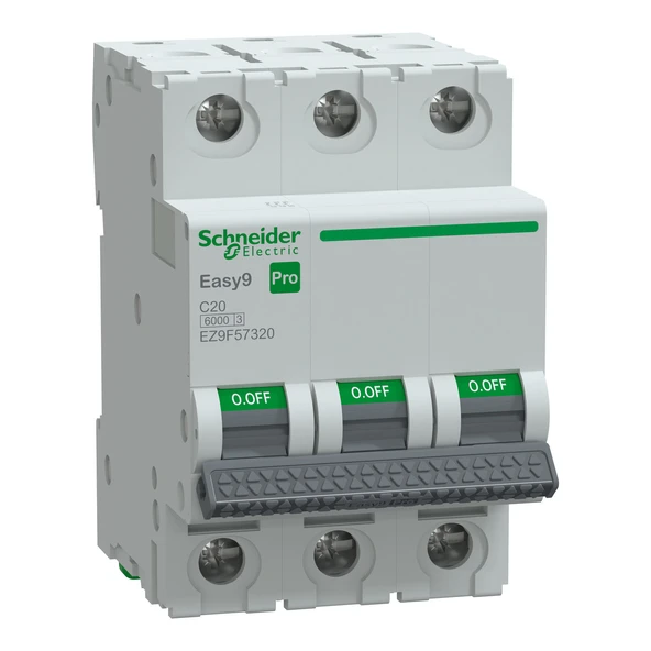 Schneider Electric EZ9F57320 3X20A C 6kA Otomatik Sigorta Easy9 Pro ürün görseli 1