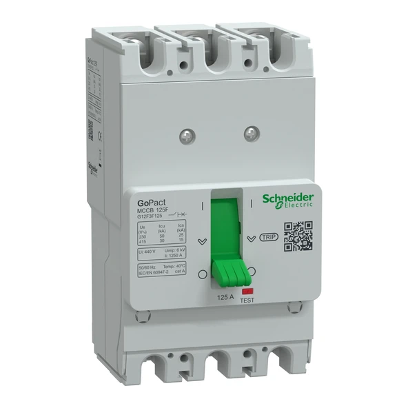 Schneider Electric G12F3F125 3X125A 30kA Termik Manyetik Şalter Sabit GoPact ürün görseli 1