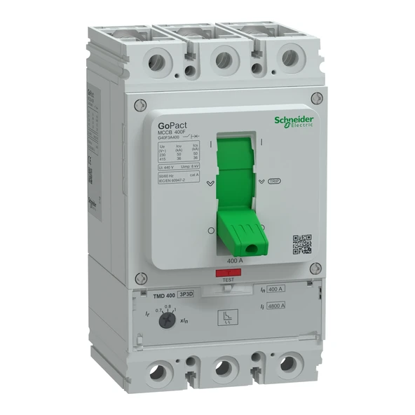 Schneider Electric G40F3A400 3x400A 36kA TMŞ 280-400A Ayarlı GoPact ürün görseli 1