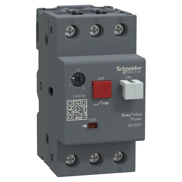 Schneider Electric GZ1E07 1,6-2,5A Motor Koruma Şalteri ürün görseli 1