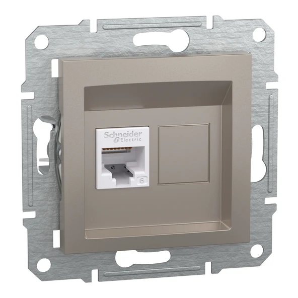 Schneider Electric EPH4700169 Asfora Bronz 1xRJ45 Cat6 UTP ürün görseli 1