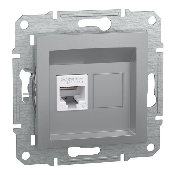 Schneider Electric EPH4700161 Asfora Alüminyum 1xRJ45 Cat6 UTP Priz ürün görseli 1