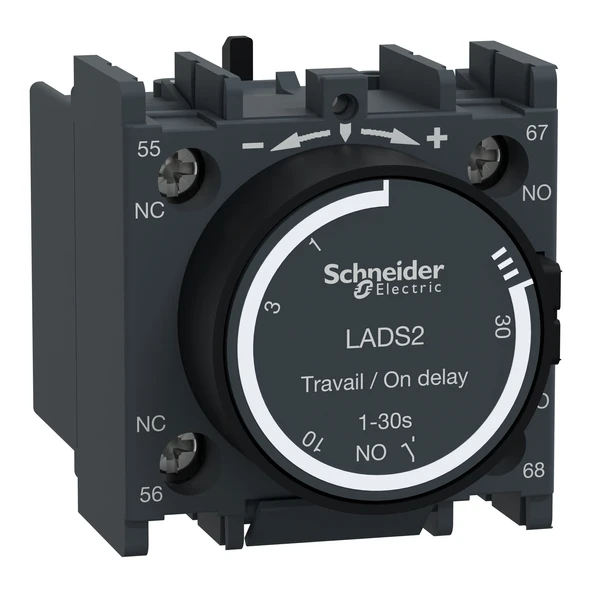 Schneider Electric LADS2 Yıldız Üçgen Pnömatik Zaman Rölesi ürün görseli 1