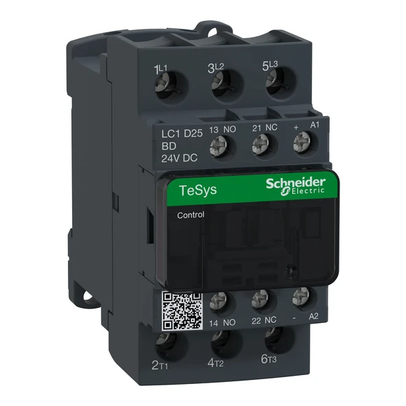 Schneider Electric LC1D25BD 25A 24VDC Kontaktör ürün görseli 1