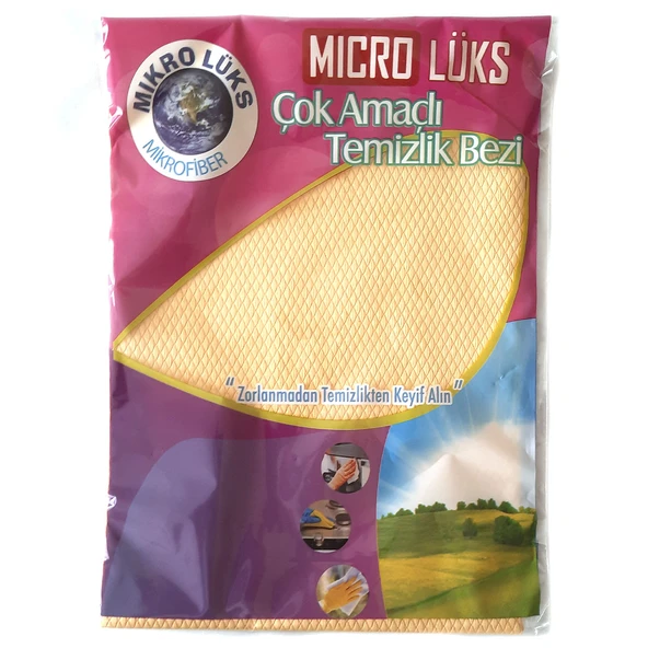 Micro Lüks Çok Amaçlı Mikrofiber Temizlik Bezi ürün görseli 1