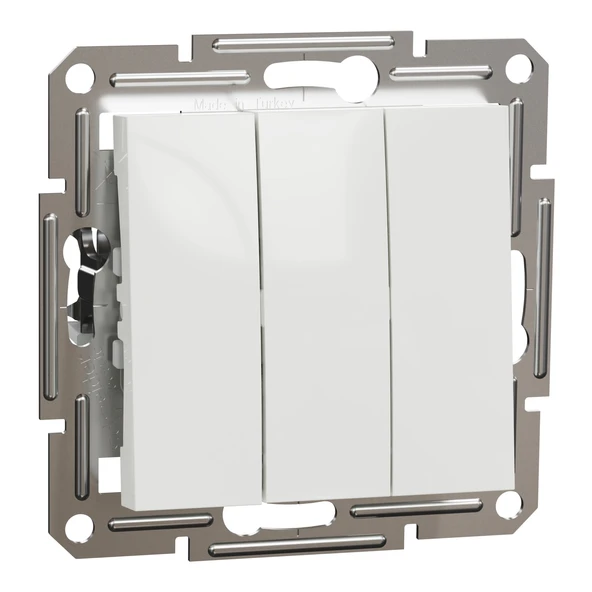 Schneider Electric EPH2170121 Asfora Beyaz Üçlü Anahtar ürün görseli 1