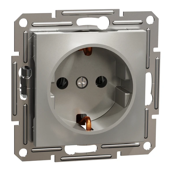 Schneider Electric EPH2900169 Asfora Bronz Topraklı Priz ürün görseli 1