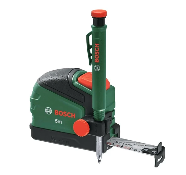 Bosch Şerit Metre 5m+ İşaretleme Kalemi ürün görseli 1