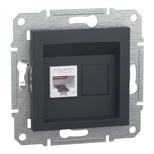 Schneider Electric EPH4700171 Asfora Antrasit 1xRJ45 Cat6 Prizi ürün görseli 1