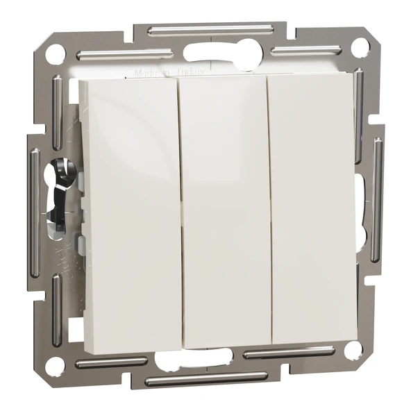 Schneider Electric EPH2170123 Asfora Krem Üçlü Anahtar ürün görseli 1