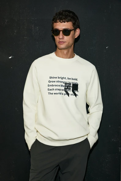 Lufian 112030174 Shadow Erkek Sweatshirt - Resim 5