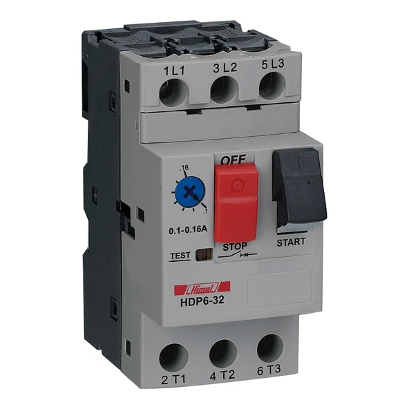 Himel HDP6326P3 2,2 kW 4-6,3A Motor Koruma Şalteri ürün görseli 1