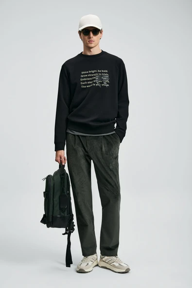 Lufian 112030174 Shadow Erkek Sweatshirt - Resim 2