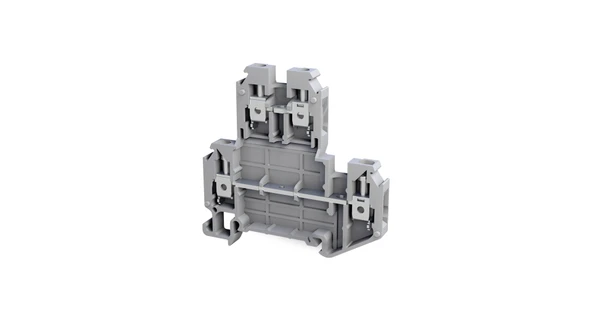 Tbloc TBL 4 2P GRİ Vidalı İki Katlı Klemens 10'lu Paket ürün görseli 1