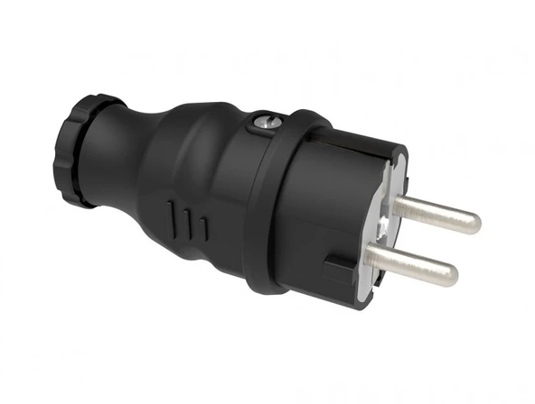 Bemis 1X16A 220V Kauçuk Düz Fiş ürün görseli 1