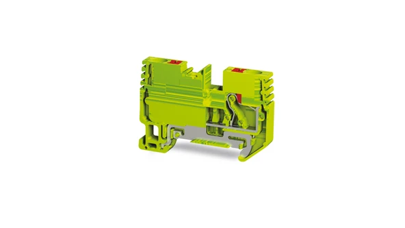 Tbloc PFT 4 E Sarı-Yeşil Push-İn Topraklama Klemensi 4mm 10'lu Paket ürün görseli 1