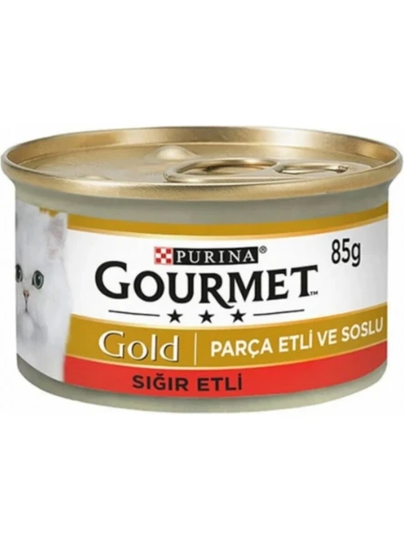 PRO PLAN GOURMET Yetişkin Kedi Konserve Kıyılmış Yaş Mama Sığır Etli 20 ADET ürün görseli 1