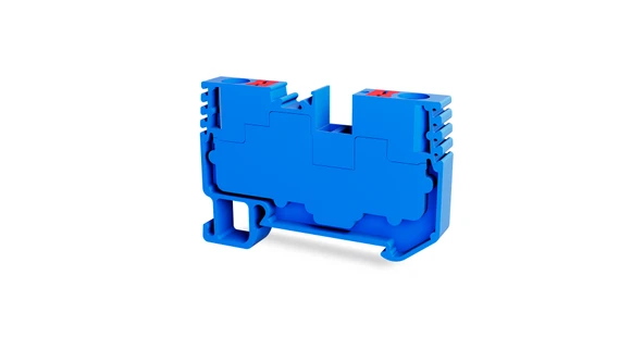 Tbloc PFT 4mm Mavi Push-İn Tek Katlı Klemens 10'lu Paket ürün görseli 1