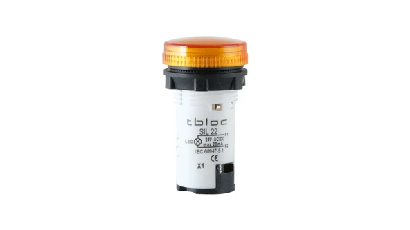 Tbloc SIL22-220 Sarı Sinyal Lambası Led 220V ürün görseli 1
