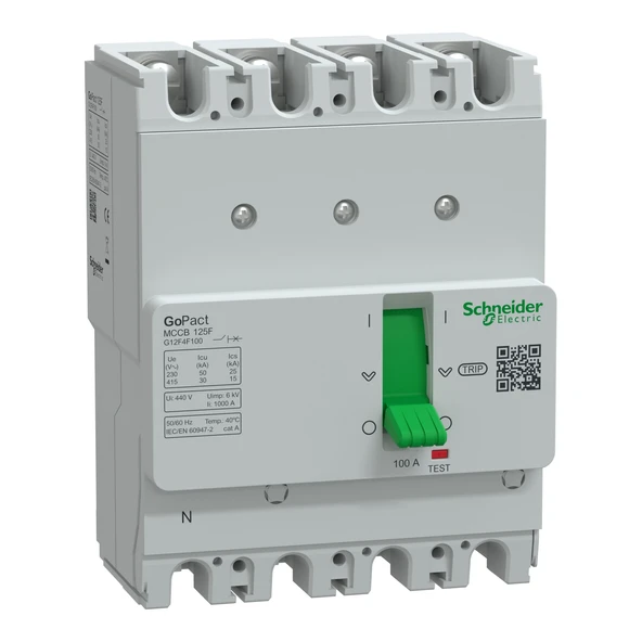 Schneider Electric G12F4F100 4x100A 30kA TMŞ Sabit GoPact ürün görseli 1