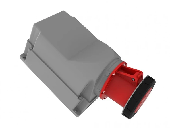 Bemis BC1-6505-7535 CEE Norm 5X125A 380V IP67 Eğik Duvar Prizi Pilotsuz (RS) ürün görseli 1