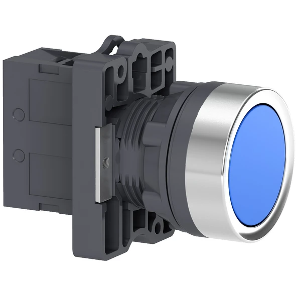 Schneider Electric XA2EA61 22mm Mavi Yaylı Buton ürün görseli 1