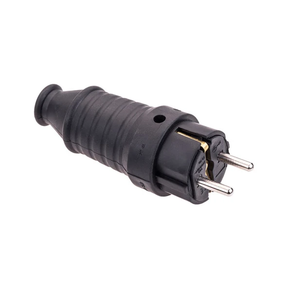 Byes 1X16A (2P+E) 250V Kauçuk Düz Fiş IP44 ürün görseli 1