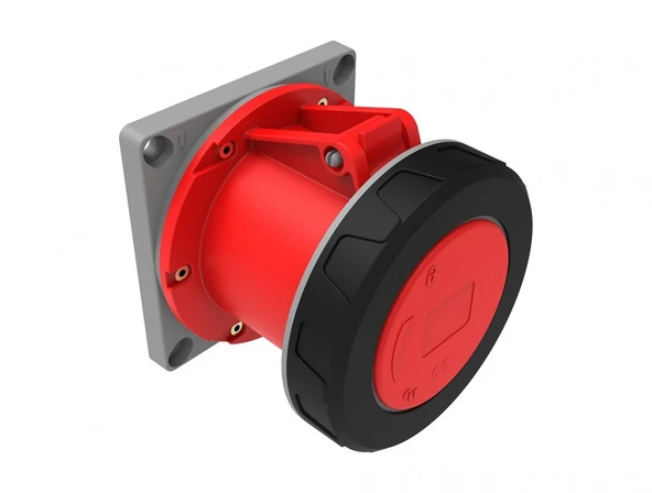 Bemis CEE Norm 5X125A 380V IP67 Makina Prizi (RS) Kontak Koruma Çerçeveli ürün görseli 1