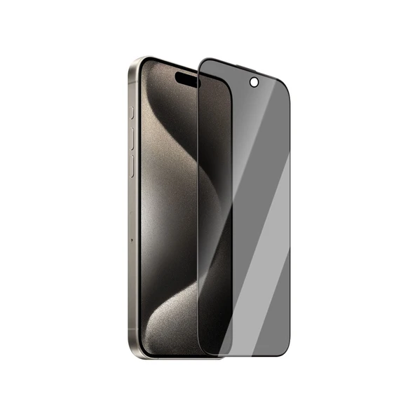 Vendas iPhone 17 Air Uyumlu Anti Static Privacy 5D Temperli Hayalet Cam Ekran Koruyucu ürün görseli 1