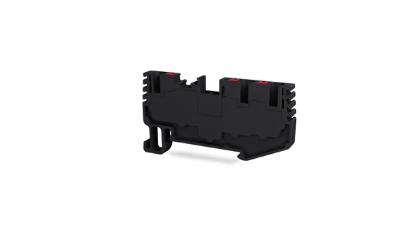 Tbloc PFT 2,5 1X2 Siyah Push-İn 1 Giriş 2 Çıkış Klemens 10'lu Paket ürün görseli 1