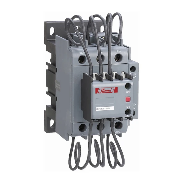 Himel HDC19S3211M7 3x32A Kompanzasyon Kontaktörü 1NO+1NC 220V AC ürün görseli 1