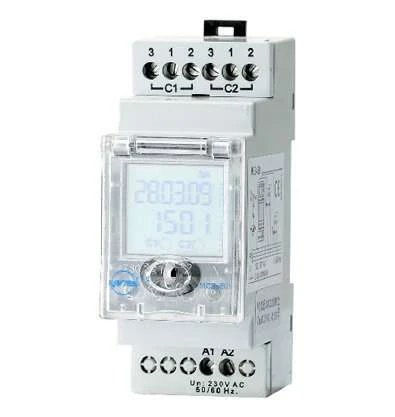 Entes M1135 MCB-50 Elektronik Mini Zaman Saati Çift Çıkışlı ürün görseli 1