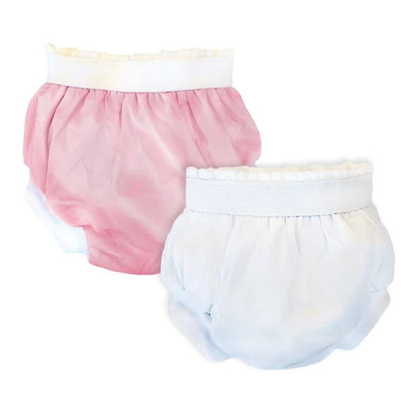 Sema Baby 2'li Lüks Alıştırma Külodu 16-22 kg - Beyaz/Pembe ürün görseli 1