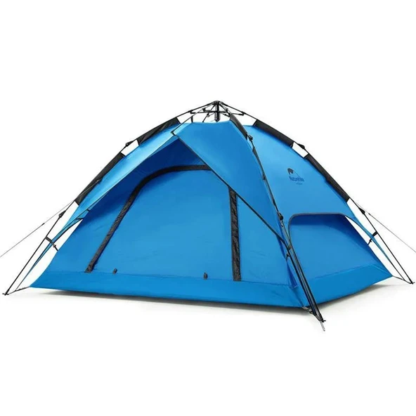 Naturehike 3 Kişilik Otomatik Kamp Çadırı (Mavi) ürün görseli 1