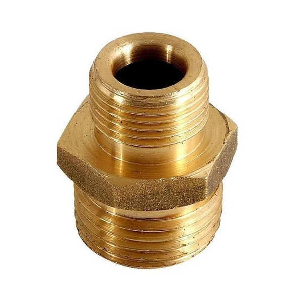 Pirinç Sarı Orantılı Nipel 1/2 - 3/8 ürün görseli 1